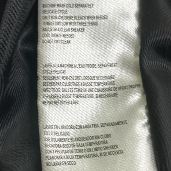 Michael kors black puffer jacket size medium outerwear thick warm - Picture 10 of 11